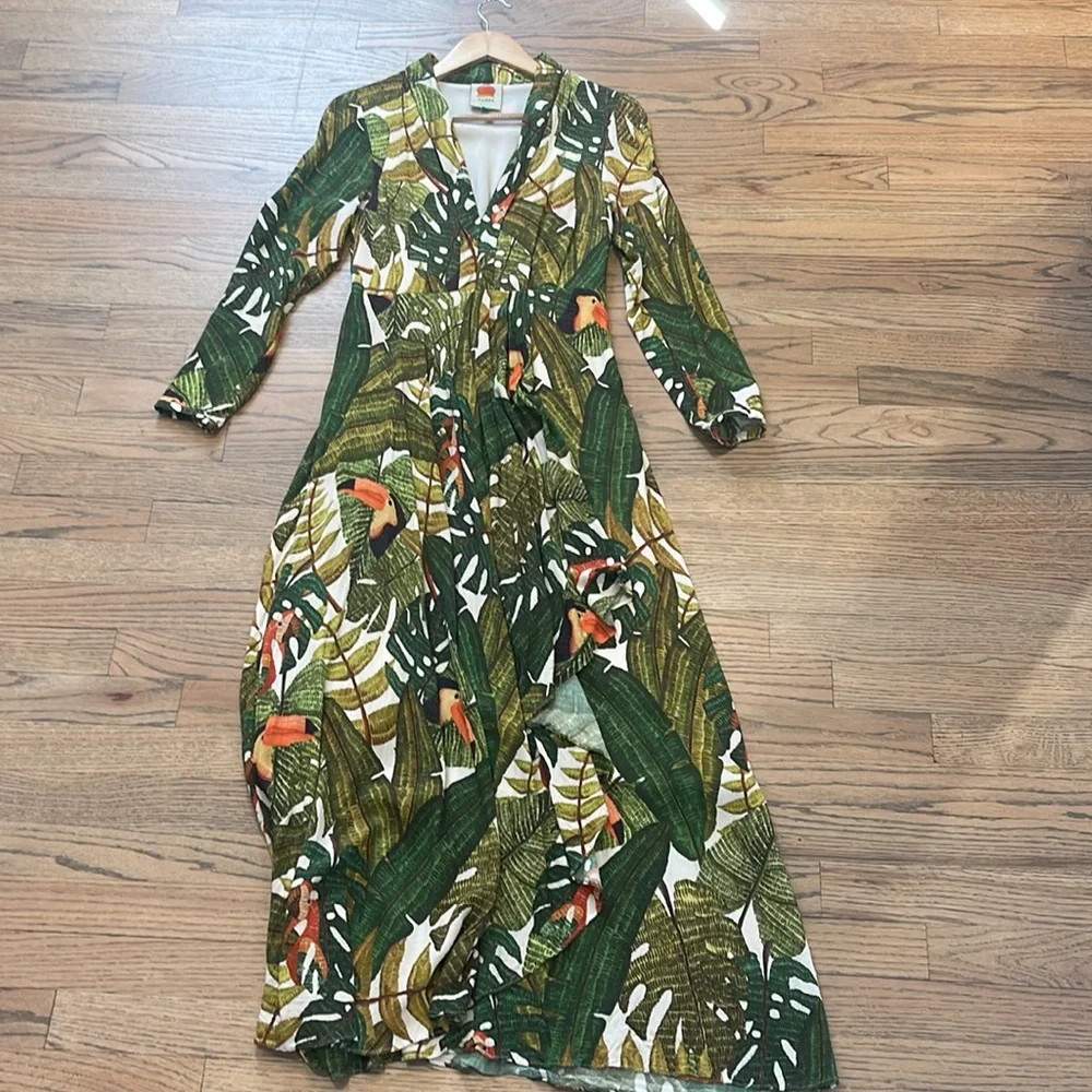 Farm Rio Paradise Forest Maxi Dress - Picture 3 of 4